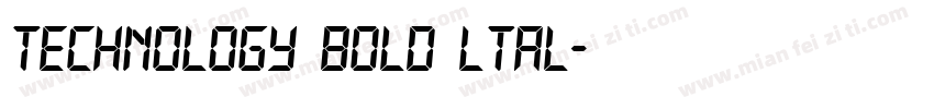 Technology Bold ltal字体转换